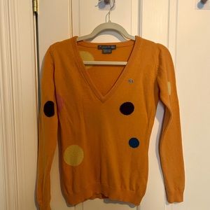 100% cashmere Lacrosse sweater